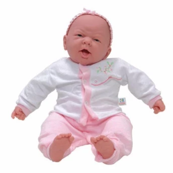 Boneca Interativa - Baby Ninos - Boca Aberta e Sons de Bebê - Menina - Cotiplás