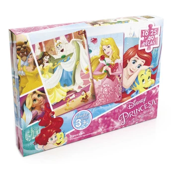 Puzzle Progressivo Princesas - Grow