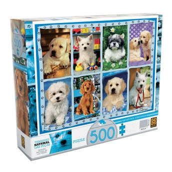 Puzzle 500 peças Adoráveis Cãezinhos - Grow