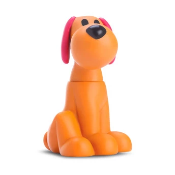 Boneco de Vinil - Turma do Pocoyo - Cachorrinha Loula - 15 cm - Cardoso Toys