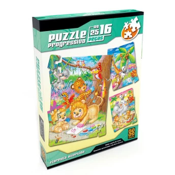 Puzzle Progressivo Floresta Divertida