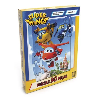 Quebra-Cabeça Super Wings 30 Peças - Grow