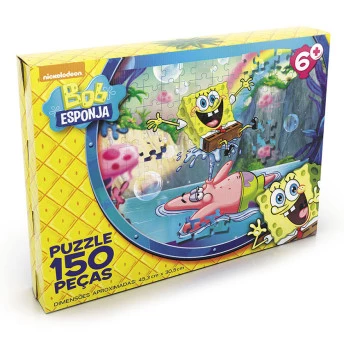 Quebra-Cabeça 150 Peças Bob Esponja - Grow