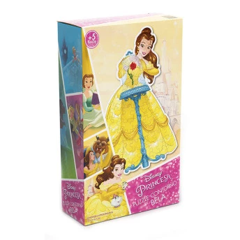 Puzzle Contorno Bela - Princesas Disney - Grow