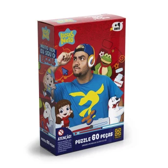 Puzzle 60 peças Luccas Neto - Grow
