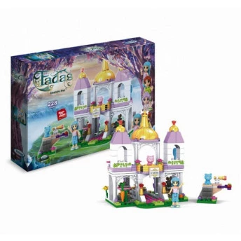Blocos para Montar Fadas Castelo Pet - Xalingo