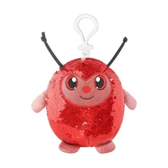 Pelúcia Infantil - Shimmeez - Joaninha - Vermelho-Prata - Toyng