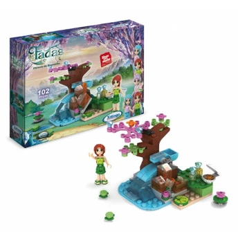 Blocos de Montar - Fadas Floresta de Diamantes - Xalingo