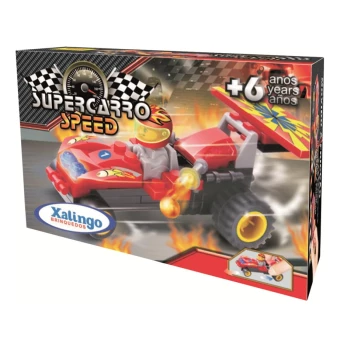 Blocos de Encaixe Supercarro Speed - Xalingo