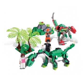Blocos de Montar - Dino Saga - Safari de Exploração - 271 Peças - Xalingo