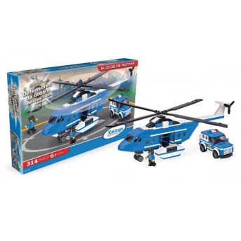 Blocos de Montar - Defensores da Ordem - Operações Táticas Aéreas - 314 peças - Xalingo