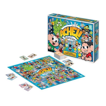 Jogo de Tabuleiro - Achei - Turma da Mônica - Nig Brinquedos