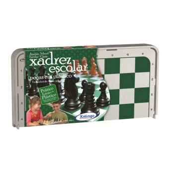 Xadrez Plastico Escolar - Xalingo