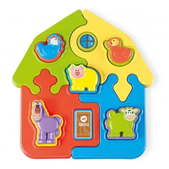 Puzzle Mania - Fazendinha Didática e Colorida - Calesita