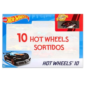 Pacote 10 Carrinhos Hot Wheels - Sortidos - Mattel