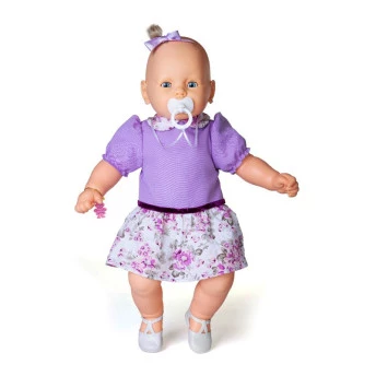 Boneca Meu bebê - Vestido Lilás - Estrela