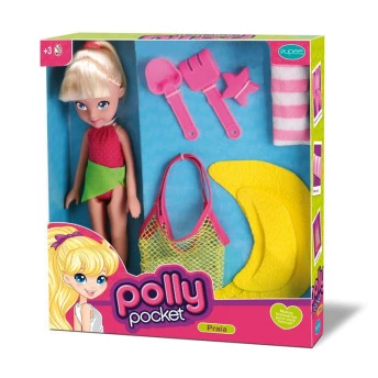 Boneca Polly Pocket Praia - Pupee