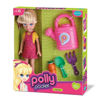 Boneca Polly Pocket - Horta Da Polly - Pupee