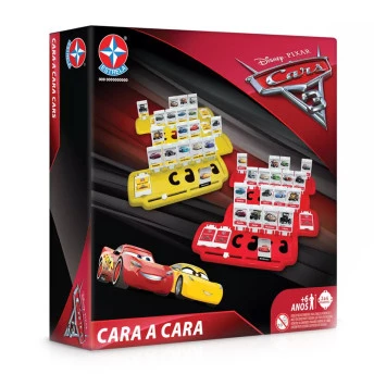Jogo Cara a Cara - Disney - Pixar - Cars 3 - Estrela