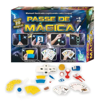 Passe de Mágica 20 Truques Com Tutorial - Nig Brinquedos