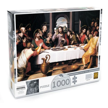 Quebra-Cabeça Santa Ceia 1000 Peças - Grow