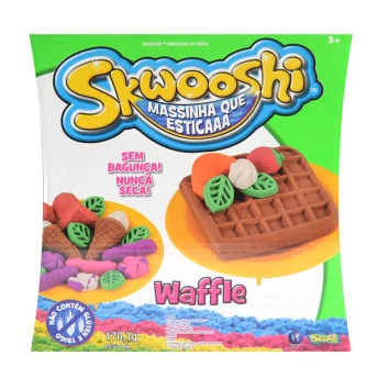 Massa de Modelar Esticável - Skwooshi - Comidinhas Waffle - Sunny
