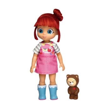 Boneca Rainbow Ruby C/ Urso Choco - BBRA Rosita
