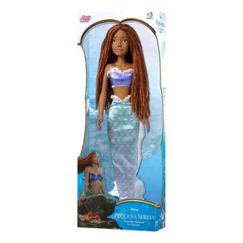 Boneca de Vinil - 55cm - Mini My Size - Pequena Sereia - Ariel - Baby Brink