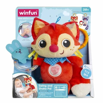 Pelúcia Infantil - Dance e Balance Amiga Raposa - Winfun