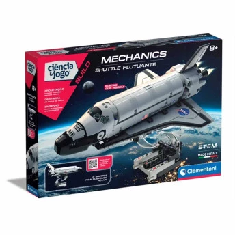 Blocos de Montar - Ciência e Jogo - Mechanics Shuttle Flutuante - Fun Divirta-se