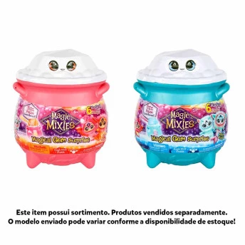 Pelúcia Surpresa Interativa - Magic Mixies - Caldeirão Mágico Gema Surpresa - Sortido - Candide