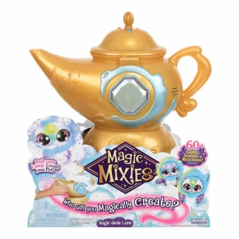 Pelúcia Surpresa Interativa - Magic Mixies - Gênio da Lâmpada Mágica - Azul - Candide