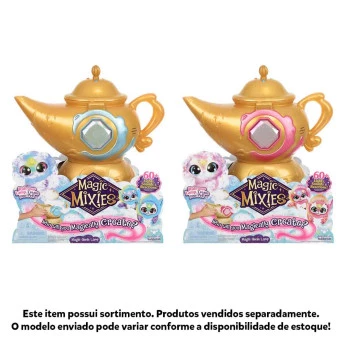 Pelúcia Surpresa Interativa - Magic Mixies - Gênio da Lâmpada Mágica - Sortido - Candide