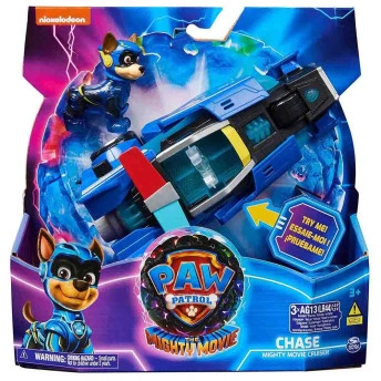 Veículo com Figura - Patrulha Canina Um Filme Superpoderoso - Chase - Sunny Brinquedos