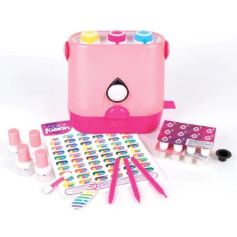 Kit Manicure Infantil - Color Fusion Deluxe - Esmalteria - 41 Peças - Fun Divirta-se
