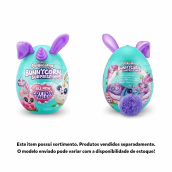 Pelúcia Surpresa - Rainbocorns - Bunnycorn Surprise - Fun Divirta-se