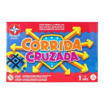 Jogo de Tabuleiro - Corrida Cruzada - Estrela
