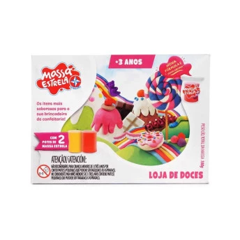 Massinha de Modelar - Massa Estrela - Loja de Doces - Estrela