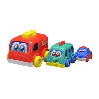 Pura Diversão - Carrinhos Amiguinhos Divertidos - Yes Toys