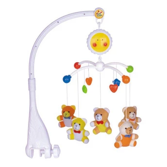 Móbile Musical Giratório Infantil Urso - Braskit