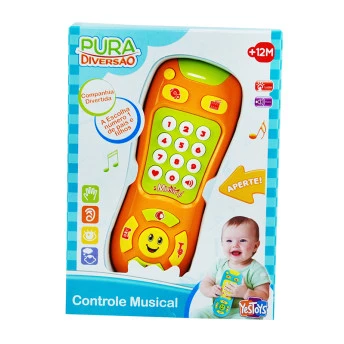 Controle Remoto Musical - Laranja - Yes Toys