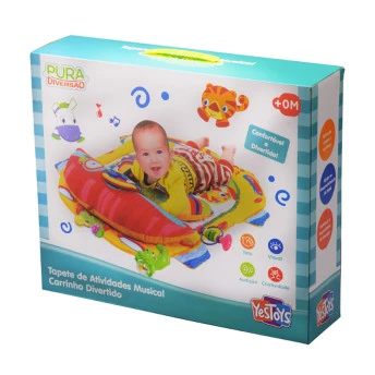 Tapete de Atividades Musical - Carrinho Divertido - Yes Toys