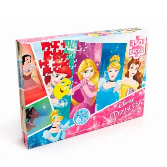 Quebra-Cabeça - Princesas Disney 150 Peças - Grow