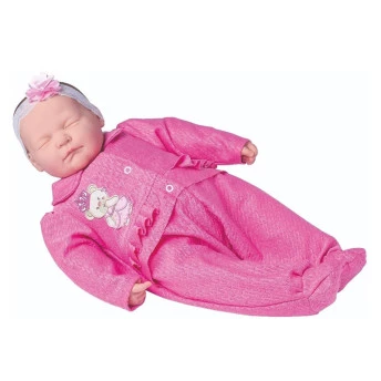 Boneca Bebê - Ninos Reborn - Sons de Bebê Dormindo - Cotiplás