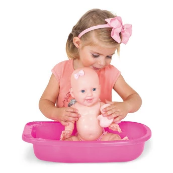 Boneca Bebê Neneca Na Banheira Com Acessórios - Super Toys