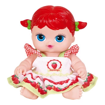 Boneca com Cheirinho - Coleção Frutinhas - Morango - Cotiplás