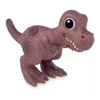 Figura com Som - Dino World Baby - T -Rex com Dinossaurinhos - Cotiplás
