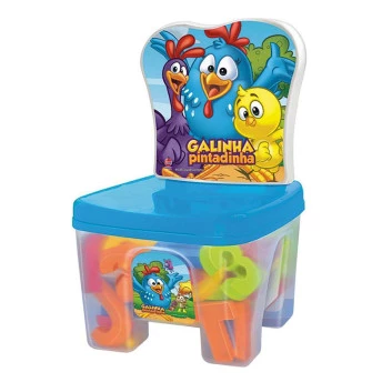 Cadeira Educa Kids Galinha Pintadinha - Líder Brinquedos