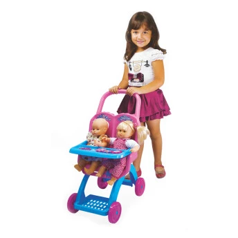 Carrinho de Boneca Duplo - Disney Frozen - Líder Brinquedos.