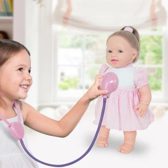 Boneca Malu Doutora Com Cabelo - Super Toys
